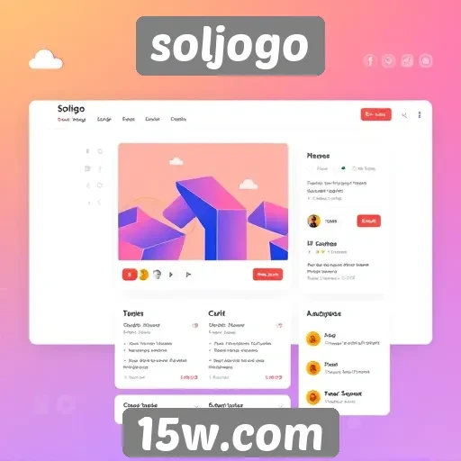 Análise da interface do site Soljogo