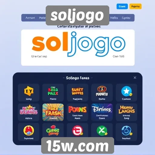 Exploração das funcionalidades do site de jogos soljogo